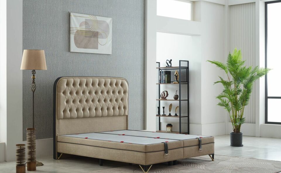 Paris 160X200 Baza Seti Zeron Bej