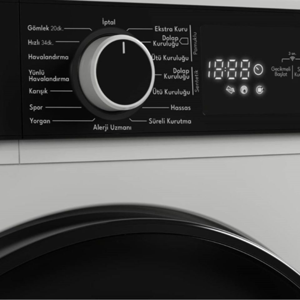 Vestel KM 87202 WIFI 8 Kg Kurutma Makinesi