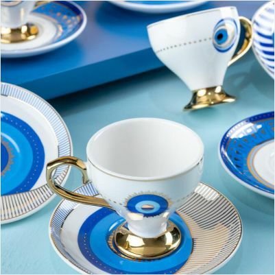 Acar Kaı-21-0172/12 Goldfınch 6 Lı Fincan Seti