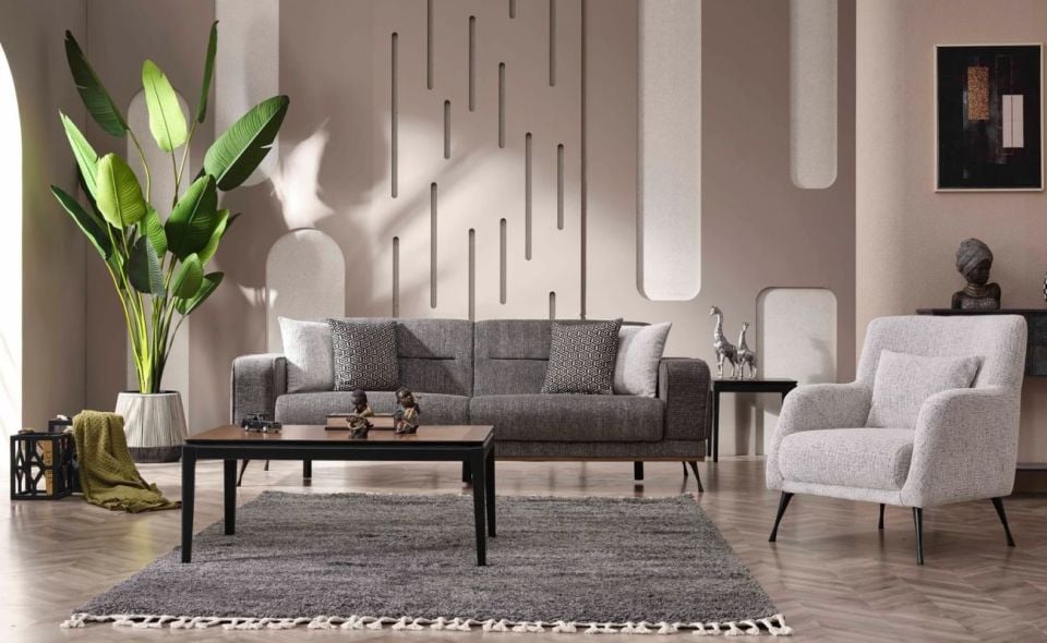 Basel Koltuk Takımı 3+3 Emk 640 V-12 /1+1+ Emk 640 V-18