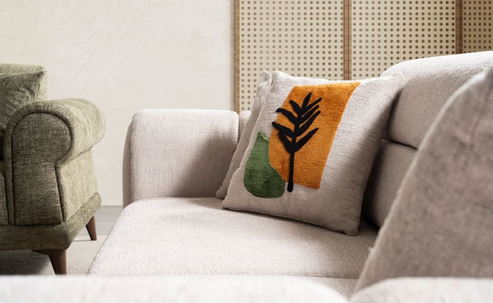Luna Koltuk Takımı 3+1+1 Rüya 03/ 3Lü Rüya 08