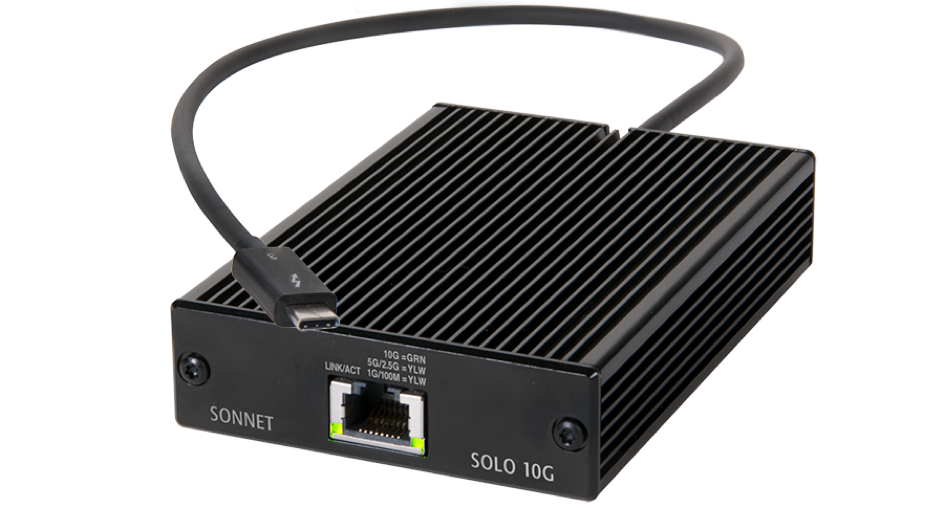 Sonnet Solo 10G-TB3(Ethernet Adaptörü)