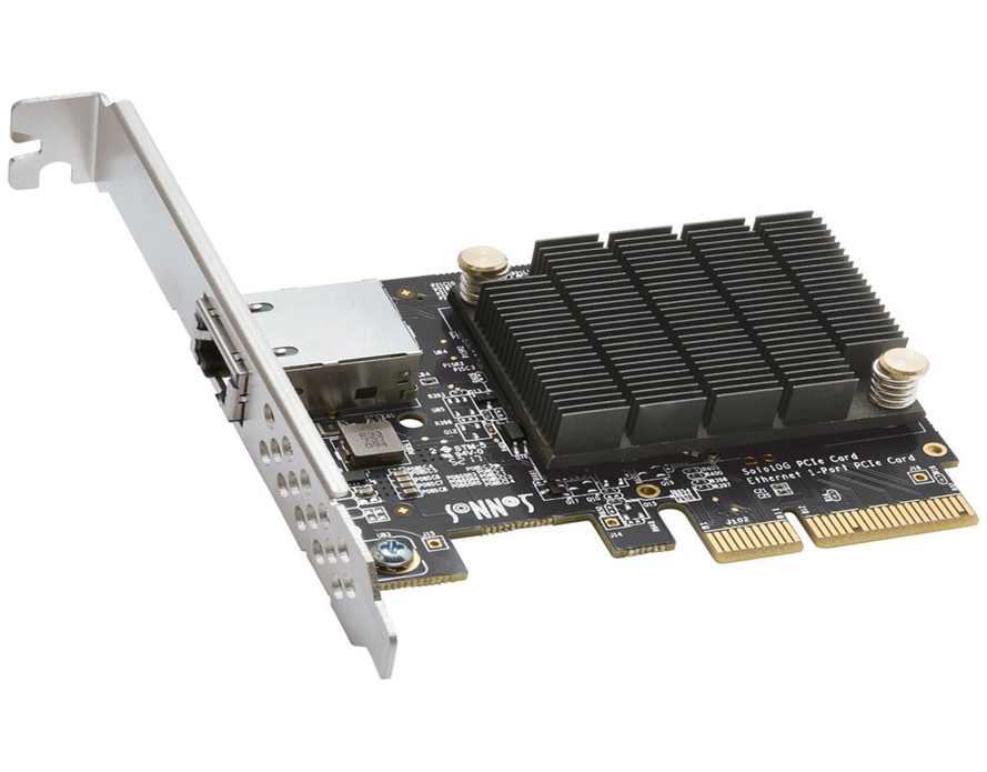 Sonnet Solo10G 10GBASE-T (Ethernet 1 Bağlantı Noktalı PCIe Kartı)