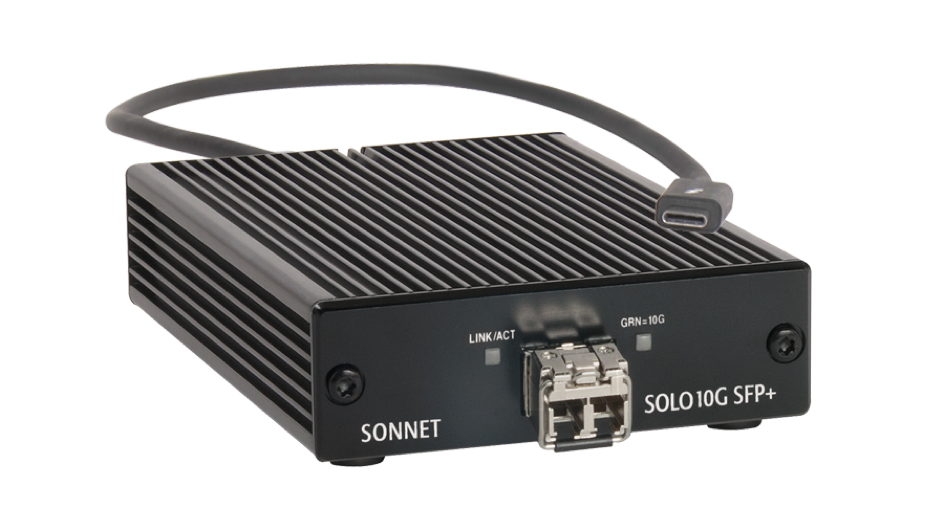 Sonnet Solo10G TB3-SFP+(Ethernet Adapter SFP+ included)