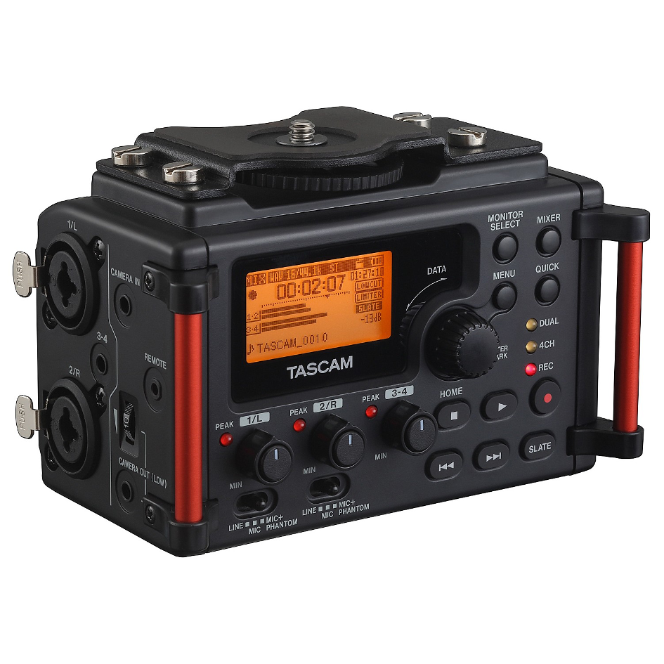 Tascam DR-60DMKII DSLR Kameralar için 4 Kanallı Ses Kayıt Cihazı
