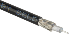 Belden 4855R 12G-SDI 75 Ohm 4K UHD Mini Koaksiyel Video Kablosu – Siyah