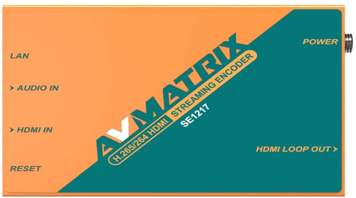 AVMatrix SE1217 H.265.264 HDMI Stream Encoder