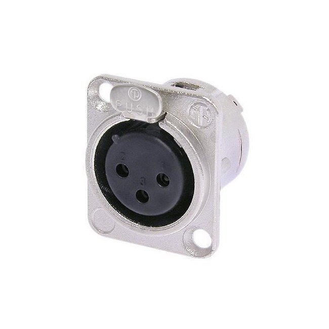 Neutrik NC3FD-L-1 - Chassis Type Female Audio Connector