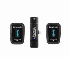 Saramonic Blink500 ProX B4 (İOS) Kablosuz İkili Yaka ve El Mikrofon