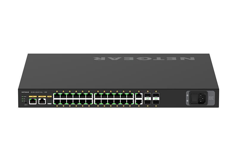 Netgear AV Line 24x1G PoE+ 480W 2x1G and 4xSFP+ Managed Switch