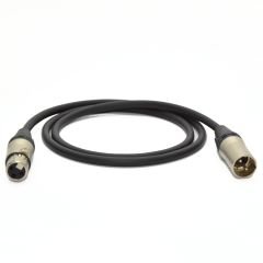 3 Pin Neutrik XLR Erkek+XLR Dişi-3 Metre- Audio Kablosu