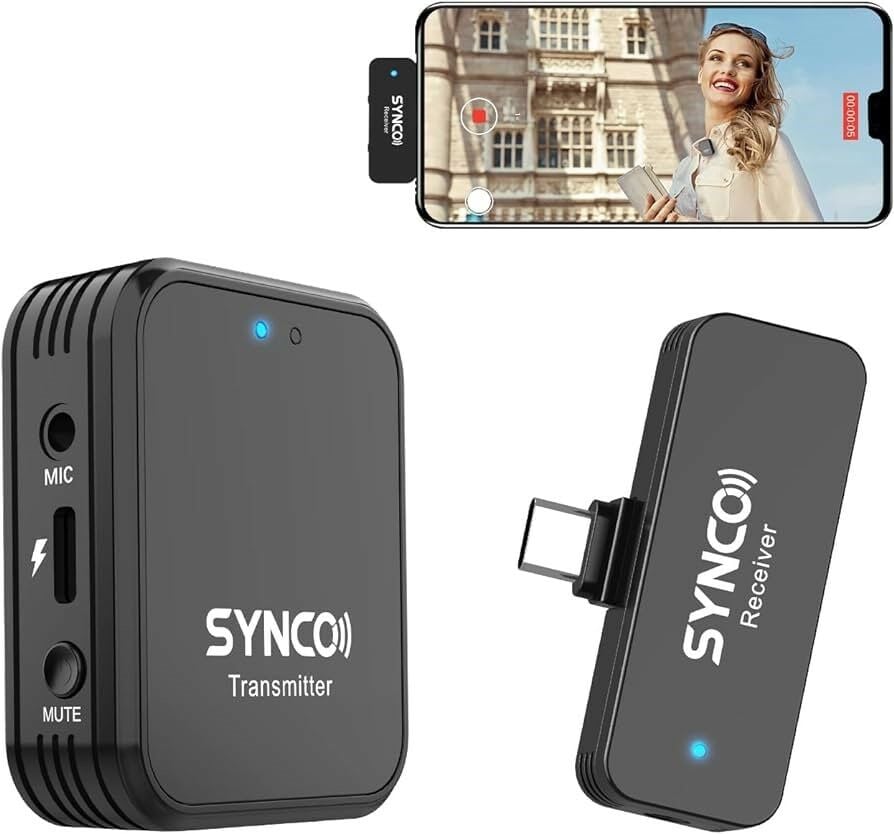 SYNCO G1T/L -Kablosuz Mini Telefon Mikrofonu