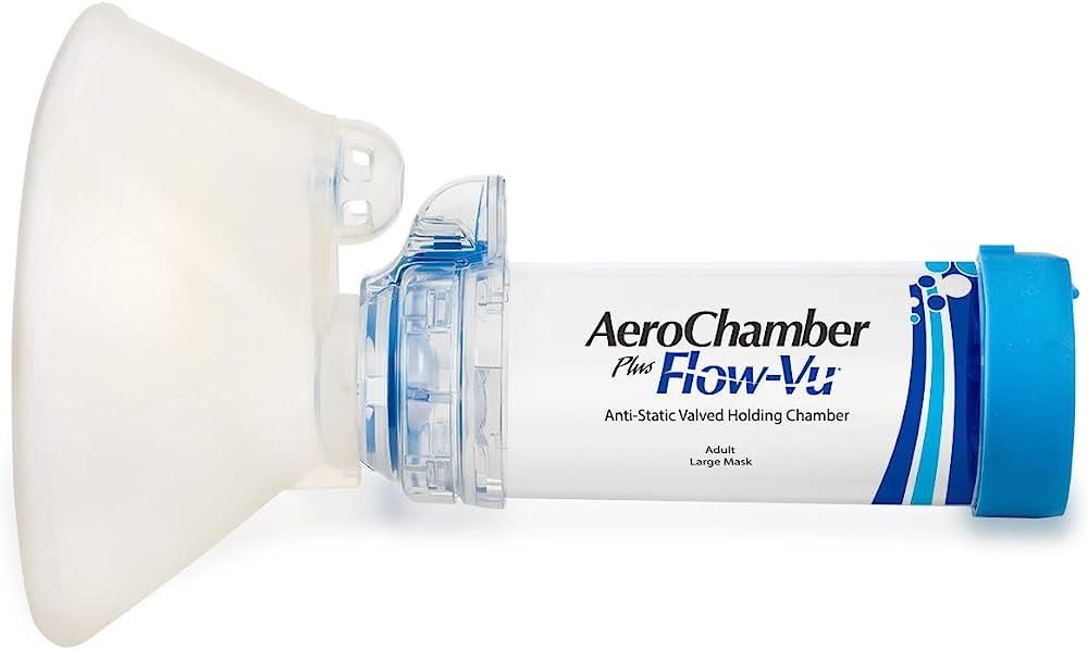 Aerochamber Plus Flow-Vu Maskesiz - Mavi