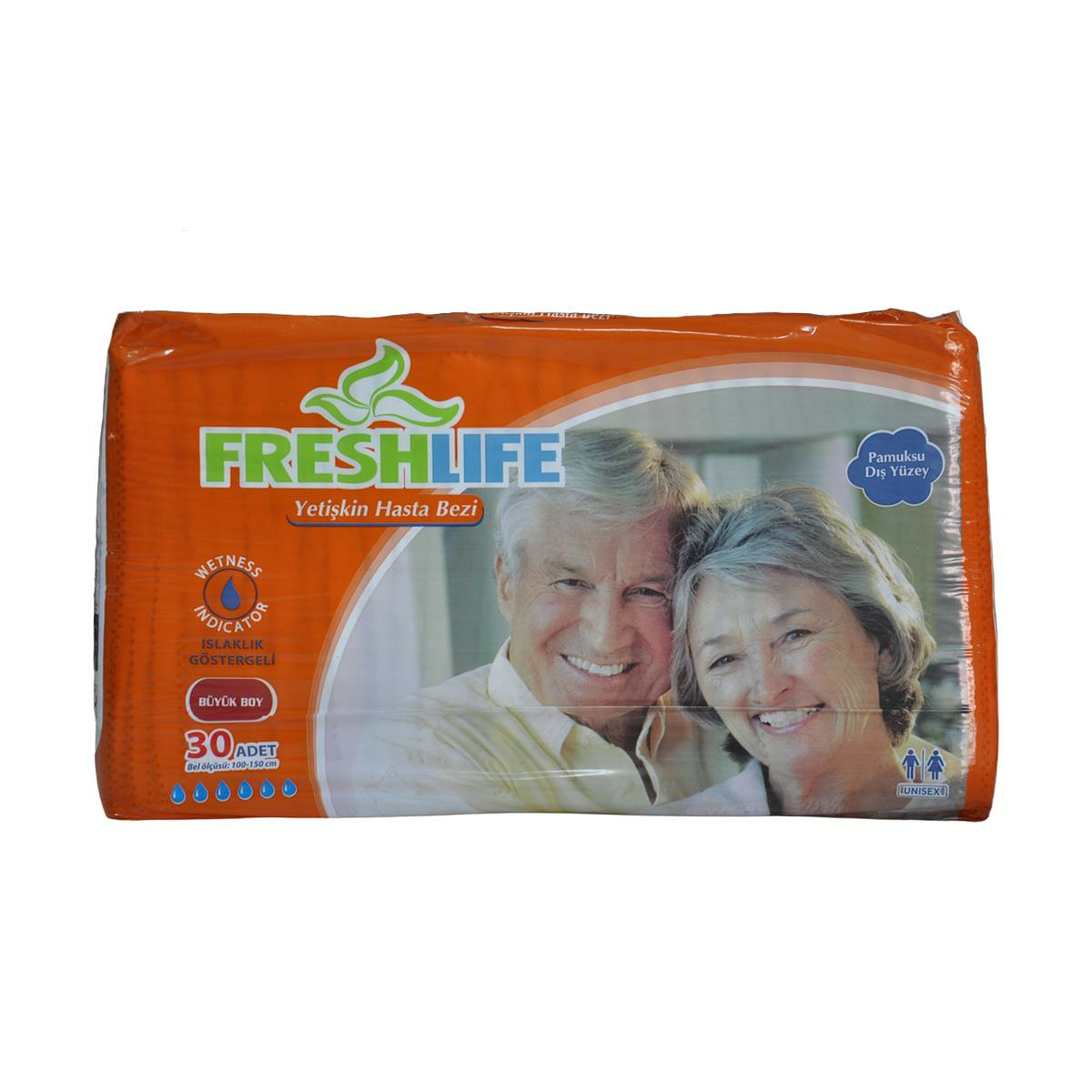 Freshlife Belbantlı Yetişkin Hasta Bezi - Large