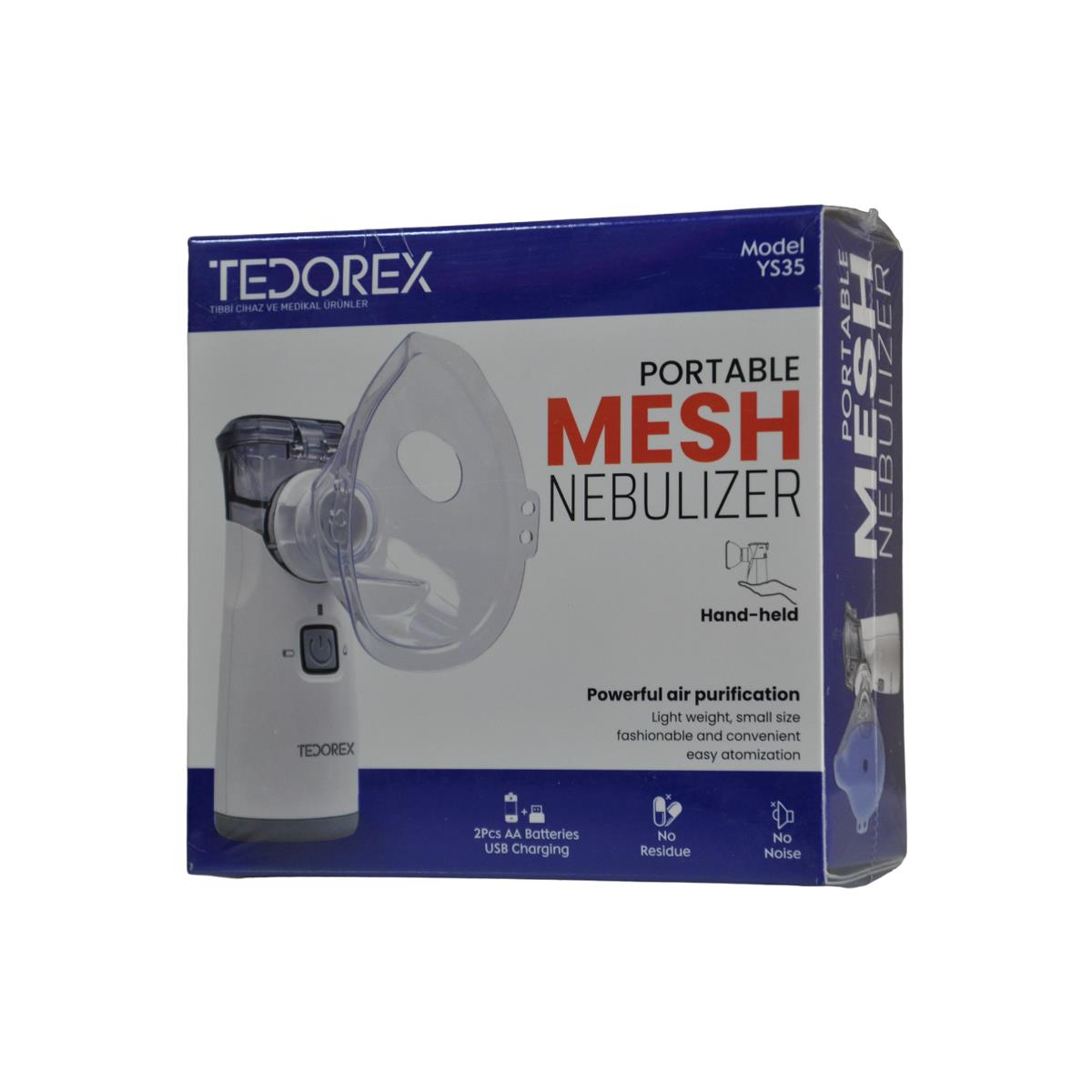 Tedorex YS35 Taşınabilir Mesh Nebülizatör