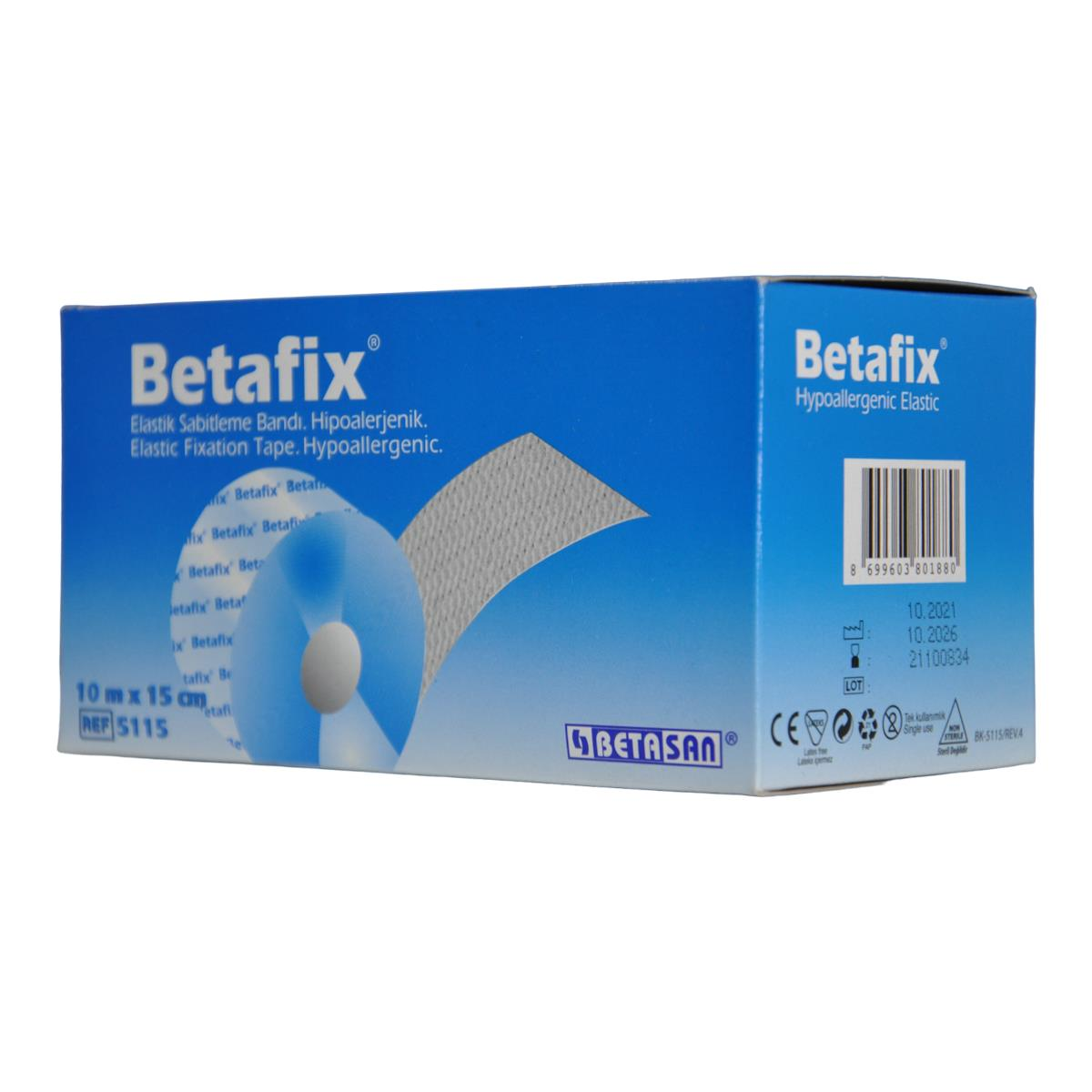 Betafix Hipoalerjenik Flaster 15 cm x 10 m - 5 Adet