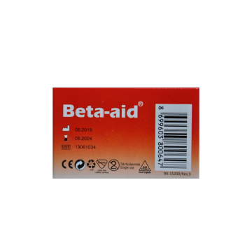 Beta-Aid Enjeksiyon Yara Bandı - 100 Adet 10 adet
