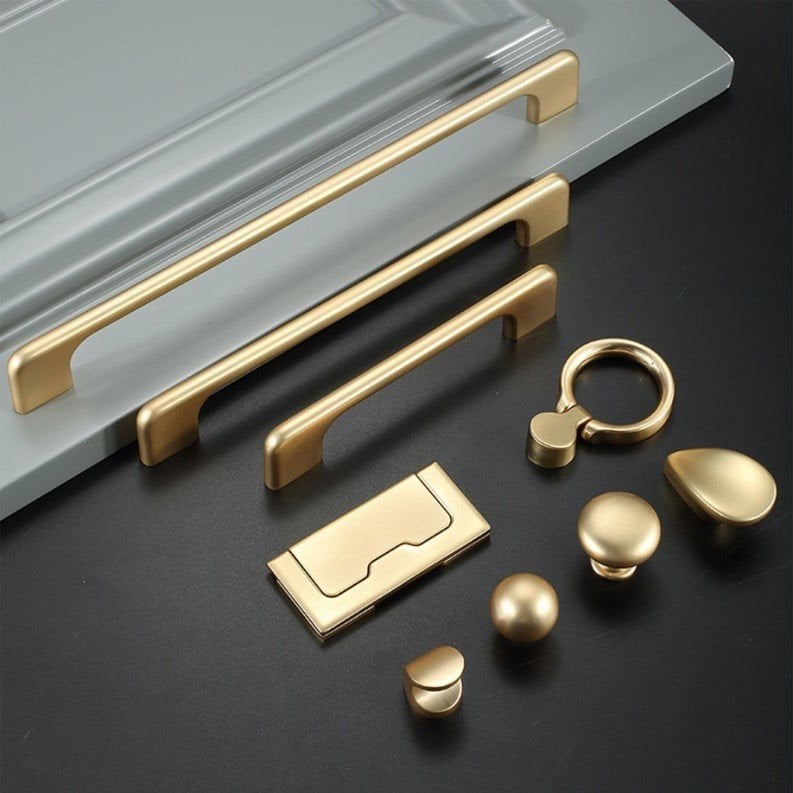 Classy Mat Gold - Altın - Sarı Kulp 128 mm