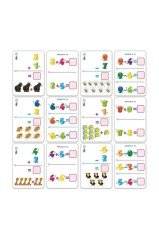 Sayılar Yaz,sil Aktivite Kartları Çift Taraflı 32 kart Eğitim Seti