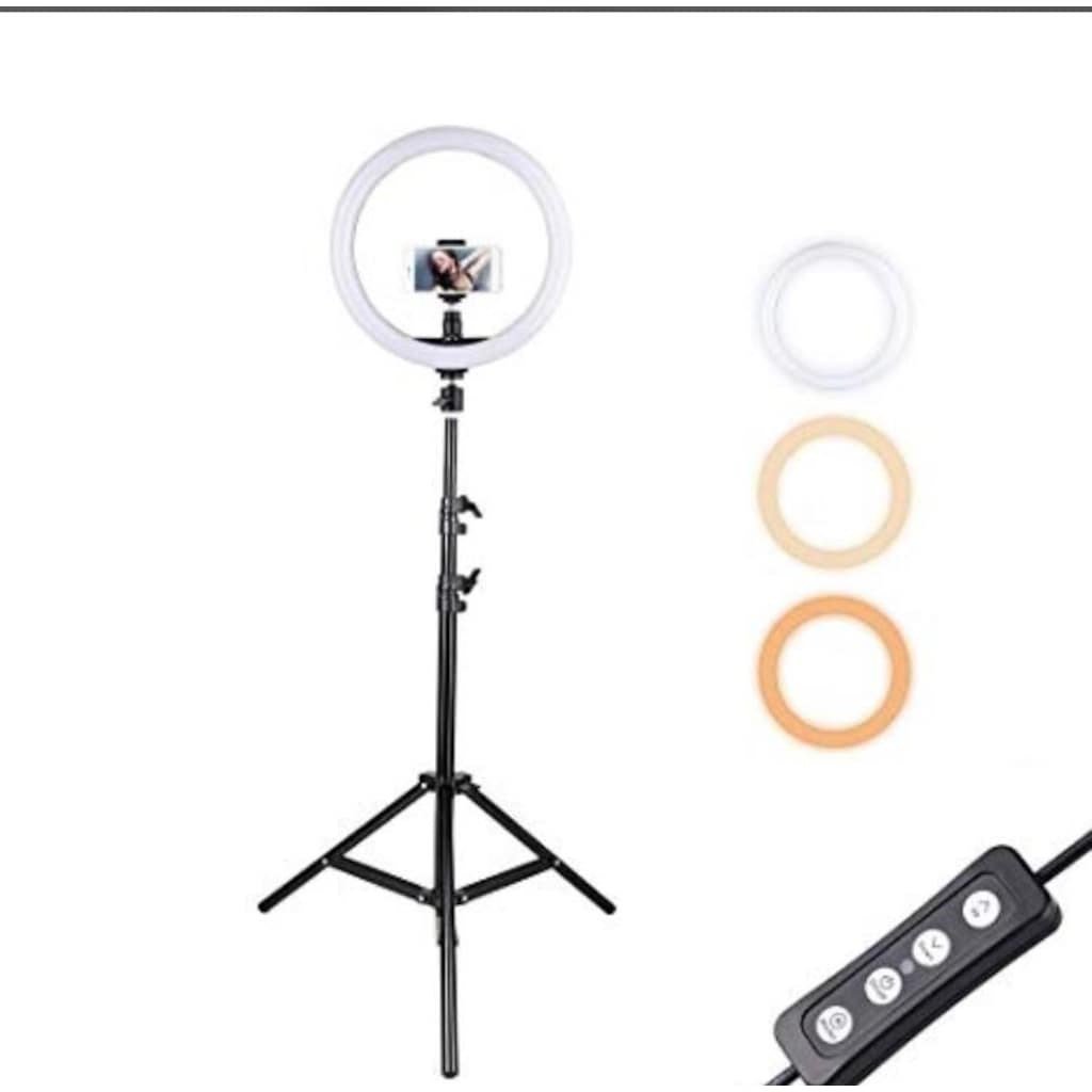 14inç 35Cm Ring Light 140 Led Sürekli Işık Kuaför Makyaj Çekimler