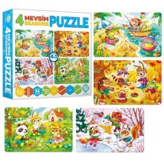 AteşTech  Baby Puzzle 4 Mevsim 18 Ay+