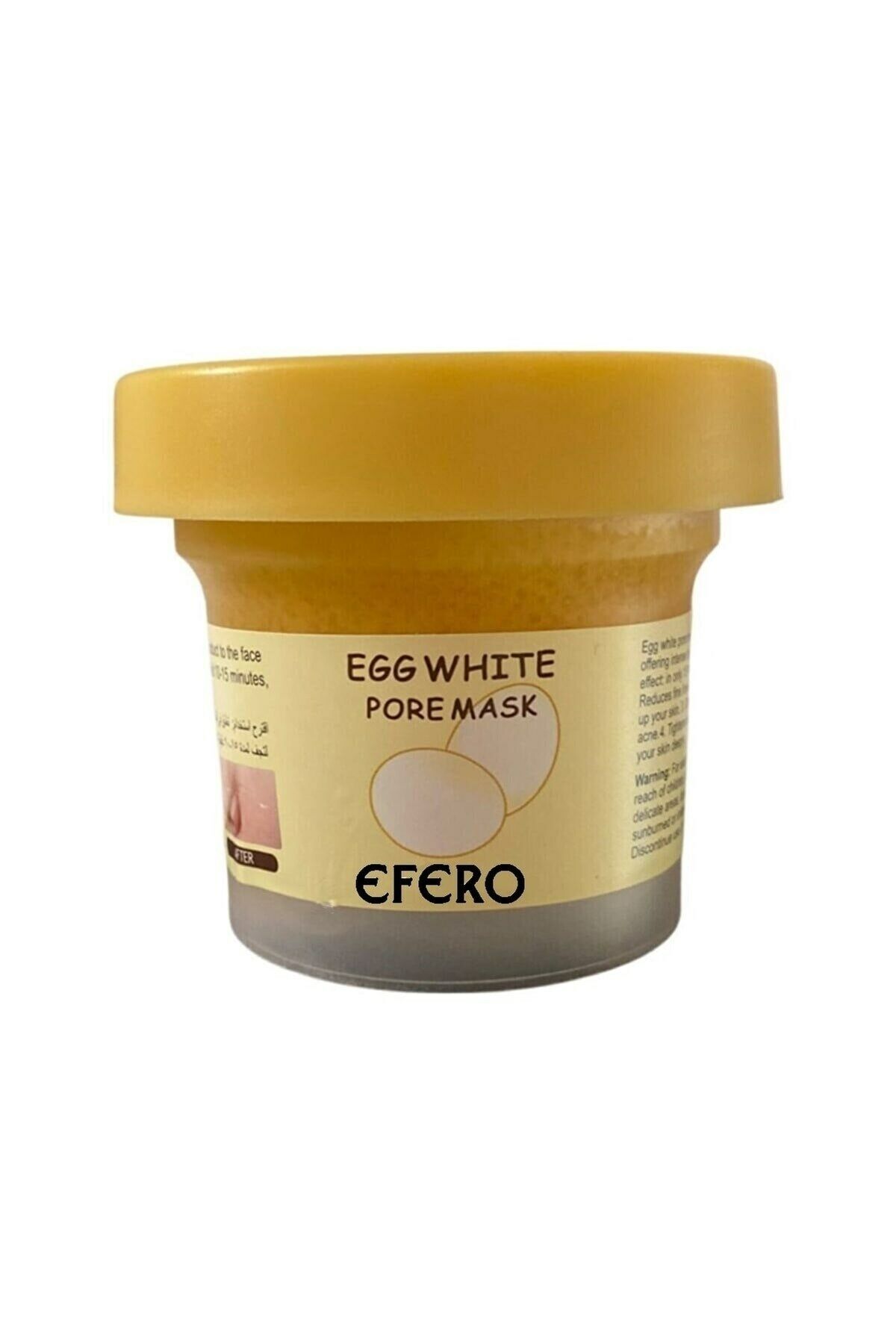 Egg Brightning Scrup Mask Egg White Pore + Black Sugar Mask