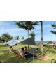 Portatif Güneşlik Tente  Su Geçirmez Plaj Şemsiyesi Bahçe Teras Çardak 440x300