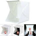 30x30 cm Profesyonel Stüdyo LED Işıklı Çift Sıra Ürün Fotoğraf Çekim Çadırı