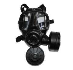 MKE SR6-S Tam Yüz Askeri İş Güvenliği Gaz Maskesi + 2 Adet KBRN NBC Koruma MKE D12 Filtre