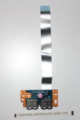 TOSHIBA SATELLITE L505-13V DUAL USB PORT BOARD GHJPVY78