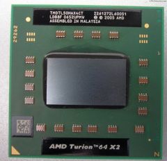 AMD Turion 64 X2 Mobile Technology TL 50 TMDTL50HAX4CT 1.60 Ghz İşlemci Cpu BDELPQUV