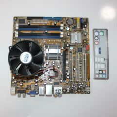 Asus P5LP-LE DDR2 Intel Lga 775 Pin Anakart+Cpu ve Fan İkinci El CVF432
