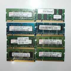 Karışık 8 Adet 1GB DDR2 PC2 Notebook Ram Bellek CDJLMPV1
