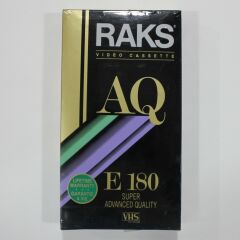Raks AQ-E180 Boş Vhs Video Kaset Super Advanced Quality Yeni HKLPRV34