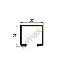 Albatur Katlanır Kapak Üst Ray 150 Cm Mat Eloksal A-150.7450.1410.1500