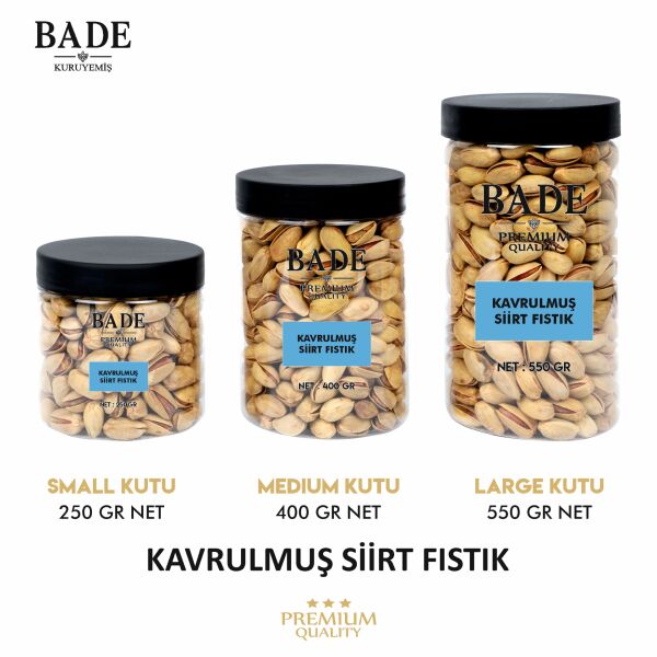 Kavrulmuş Siirt Fıstık Jumbo İri Boy 400 gr.