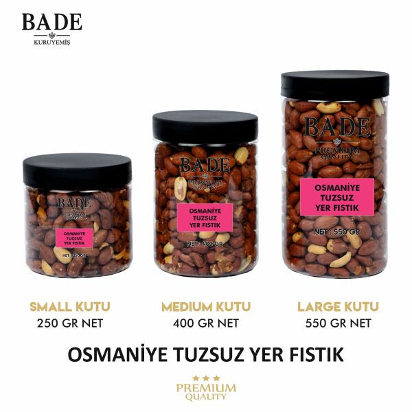 Tuzsuz Yer Fıstık Osmaniye Yerli Jumbo İri Boy 250 gr.
