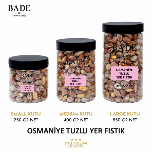 Tuzlu Yer Fıstık Osmaniye Yerli Jumbo İri Boy 400 gr.