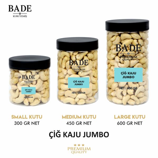 Çiğ Kaju Jumbo İri Boy 450 gr.