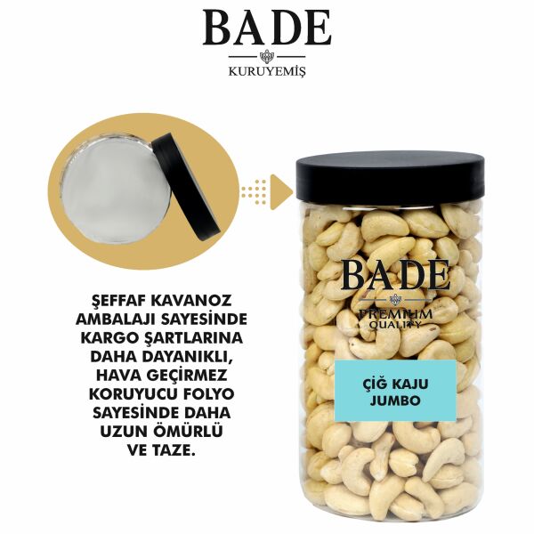 Çiğ Kaju Jumbo İri Boy 450 gr.