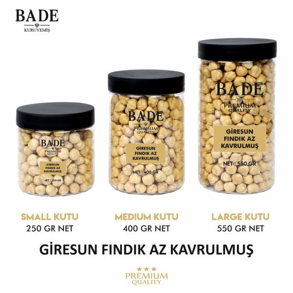 Tek Kavrulmuş Fındık Giresun Jumbo İri Boy 550 gr.