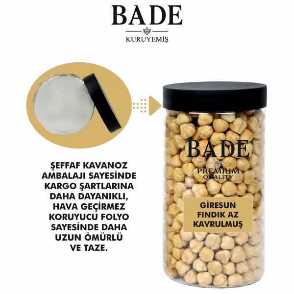 Tek Kavrulmuş Fındık Giresun Jumbo İri Boy 550 gr.