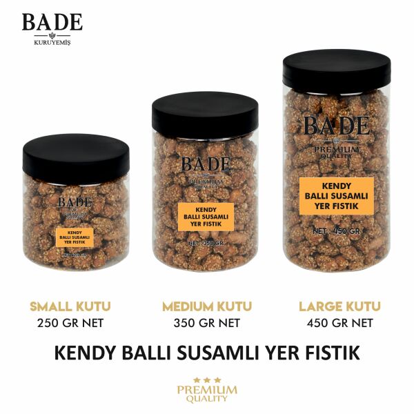 Kendy Ballı Susamlı Yer Fıstık 450 gr.