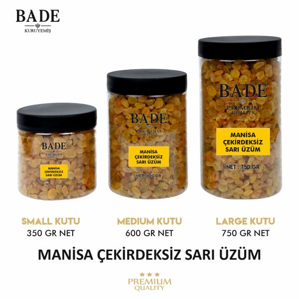 Sarı Çekirdeksiz Manisa Üzümü İri Boy 750 gr.