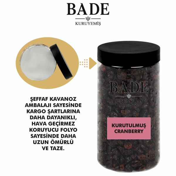 Turna Yemişi Cranberry Tane İri Boy 750 gr.