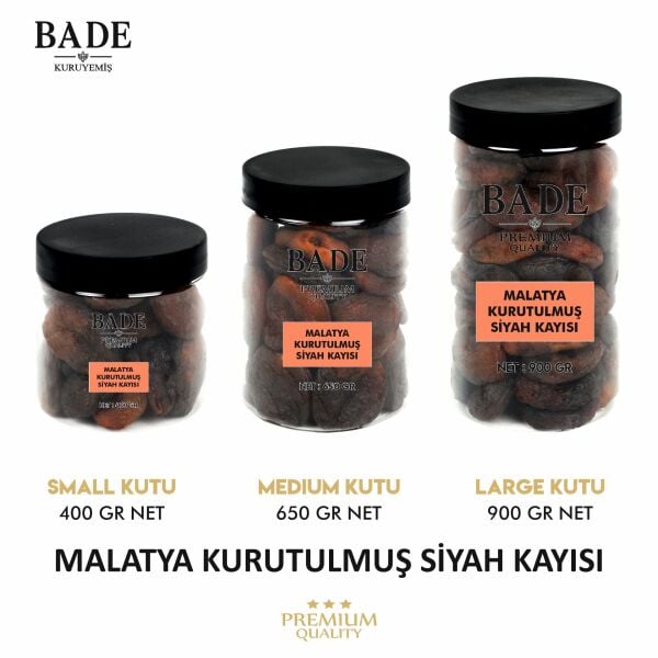 Siyah Kayısı Kurusu Malatya Jumbo İri Boy 400 gr.