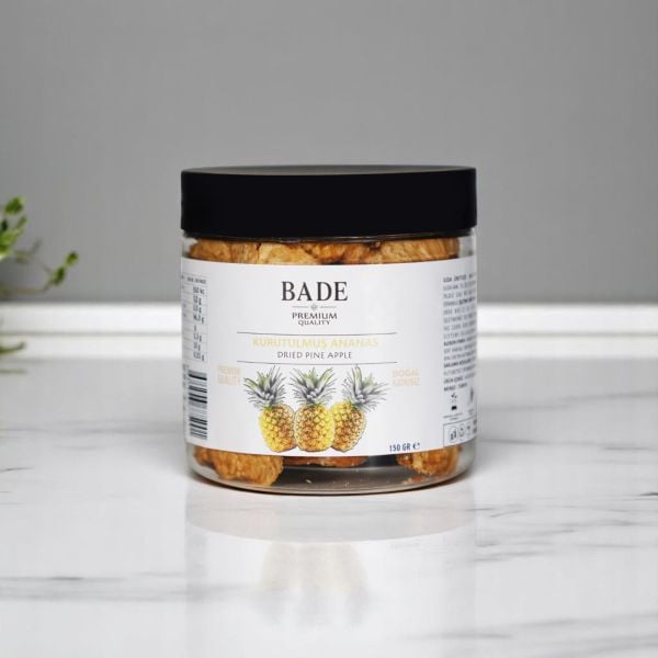 Ananas Kuru Meyve Cipsi - Şekersiz Katkısız Doğal Sağlıklı Atıştırmalık 150 gr.