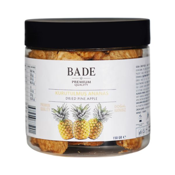 Ananas Kuru Meyve Cipsi - Şekersiz Katkısız Doğal Sağlıklı Atıştırmalık 150 gr.