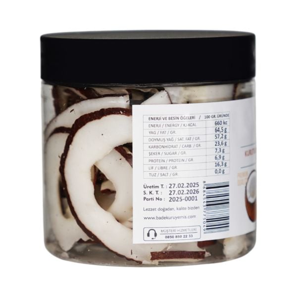 Hindistan Cevizi Kuru Meyve Cipsi - Şekersiz Katkısız Doğal Sağlıklı Atıştırmalık 150 gr.