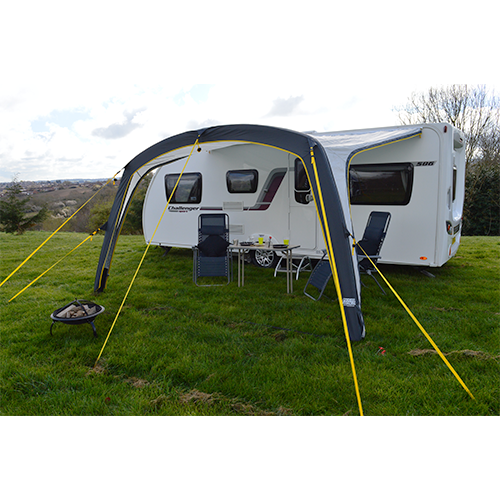 Campasist 3 Mtr Yeni Model Havalı Karavan Tentesi AIR-300 - Açık Airtent (Yan ve Ön Perdeler Hariç)